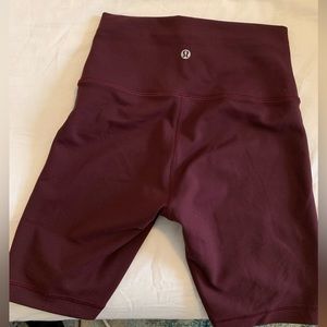 Lululemon Wunder train high rise bike short